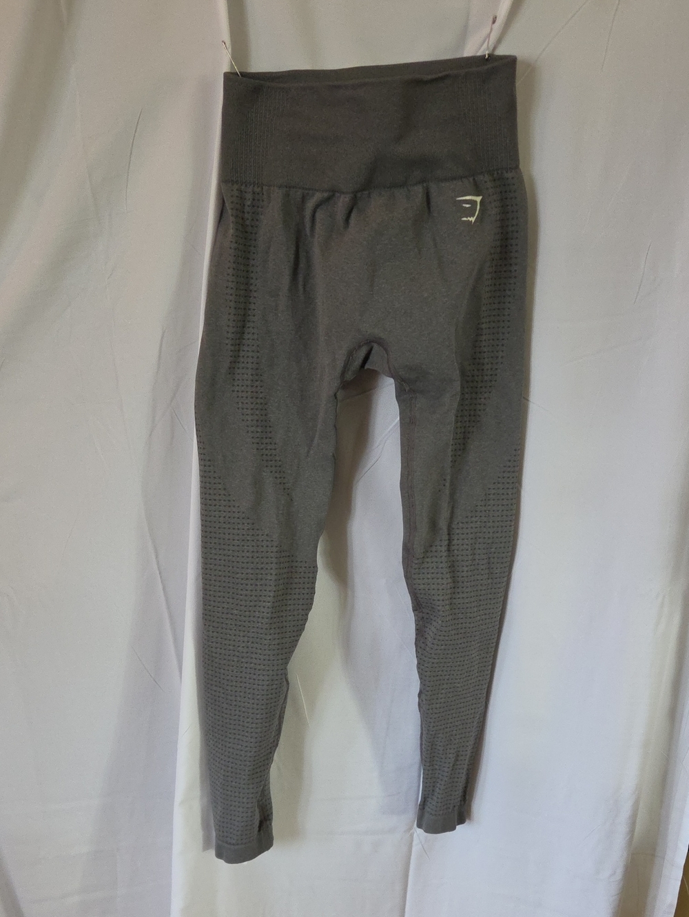 High-Waist Kids Gray Seamless Leggings